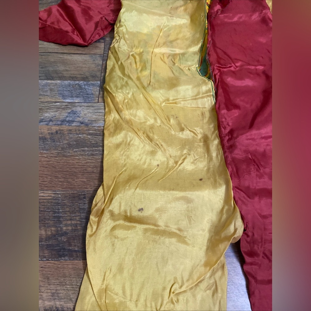 Vintage Masquerade Costume By Superb Halco Brand Clown Size Large Child 3 Piece - Picture 11 of 12